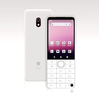Small Smart Button Mobile Phones QinF22Pro With 3.54’’ Touch Screen, 4G Dumb Unlocked Smartphones/4+64GB/2MP+8MP Camera/ Android12 Basic Phones With Whatsapp for Works,Minimalist,Senior