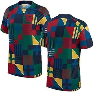GenericPortugaal Football Team Pre Match Jersey Tshirt 2023/2024 (Men,Boys,Kids)