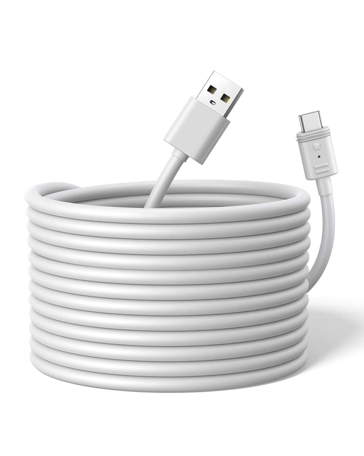 eufy Security 15ft/4.5m USB-A to USB-C power cable, compatible with eufyCam S3 Pro and all future eufy battery cameras, continuous power and 24/7 security