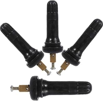 4PCS TPMS Valve Stem Tyre Pressure Monitoring Sensor Valve Stem TPMS Tire Pressure Monitoring System Anti-explosion Tire Valve Stem Tool for Car