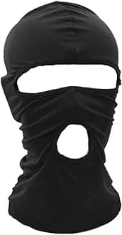 3 Hole Full Face Mask, Women Men Thin Balaclava Face Mask for Motorcycle Bike Hunting Cycling Cap Ski
