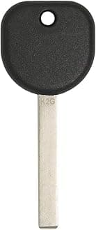 Keyless2Go Replacement for New Uncut Transponder Ignition Car Key High Security Laser Sidemill B119 HU100