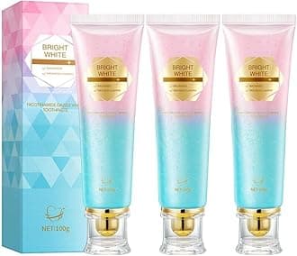 Easilyous Bright White Toothpaste, Niacinamide Whitening Toothpaste, Remove Tooth Stains, Fresh Breath (3)