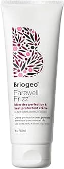 Farewell Frizz Blow Dry Perfection & Heat Protectant Crème | Silicone-Free Styling Cream for Frizz Control, Smoothness & Shine | Protects Up to 450°F | Vegan & Cruelty-Free