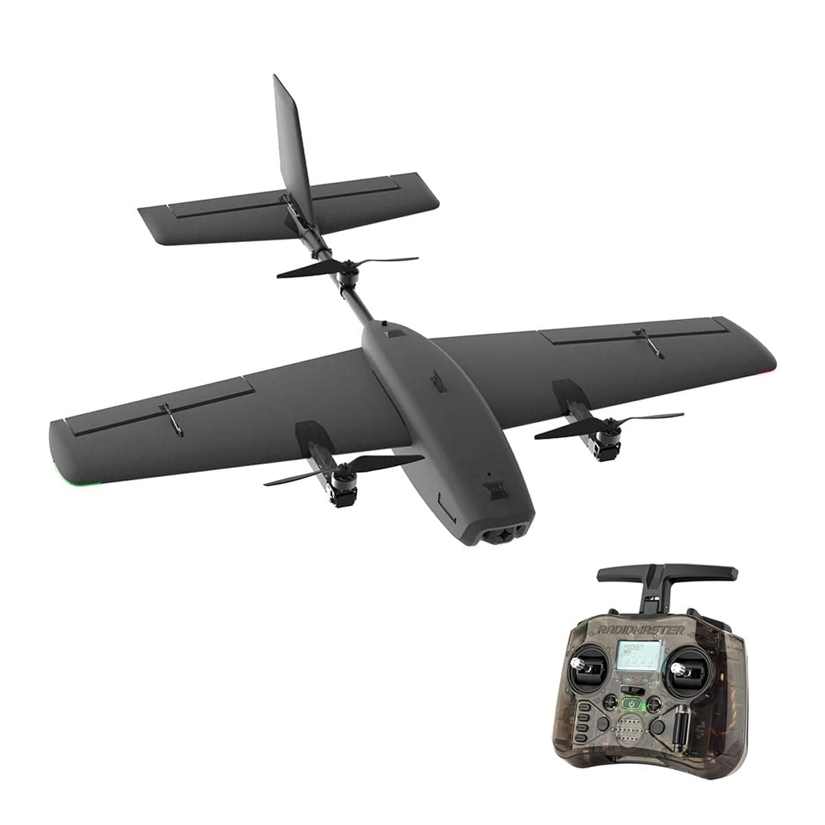 Remote Control Plane for Adults, T2 VTOL 2.4G EPP Vertical Takeoff and Landing Fixed-Wing RC Aircraft with FPV Camera Mount and Flight Controller, Gift for Him (RTF Version/No Battery)