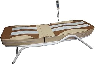 ZCARE Jade Stone Corded Electric Thermal Massager Bed for Full Body Pain Relief & Relaxation Therapy 4500 Gold