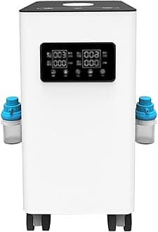 Hydrogen Machine 1500(1000 H+500 O) ml/min for Inhalation, Hydrogen Water Generator with Universal Wheels, 99.99 Percent High Purity PEM Water Ionizer, Model: XQS-1000