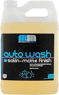 Chemical Guys CWS_995 Meticulous Matte Car Wash Soap (For Foam Cannons, Foam Guns or Bucket Washes) Safe for Satin & Matte Finish Paint, 128 fl oz (1 Gallon), Fruity Bubble Gum Scent