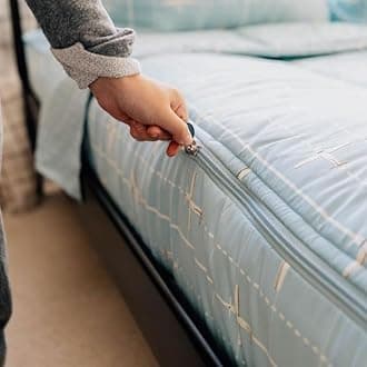 Beddy's Airplane Theme Durable Zipper Bedding for Kids, Bed in a Bag, Light Blue Sheets & Comforter with Plane Design, Includes Pillowcase & Pillow Sham Easy to Make & Wash