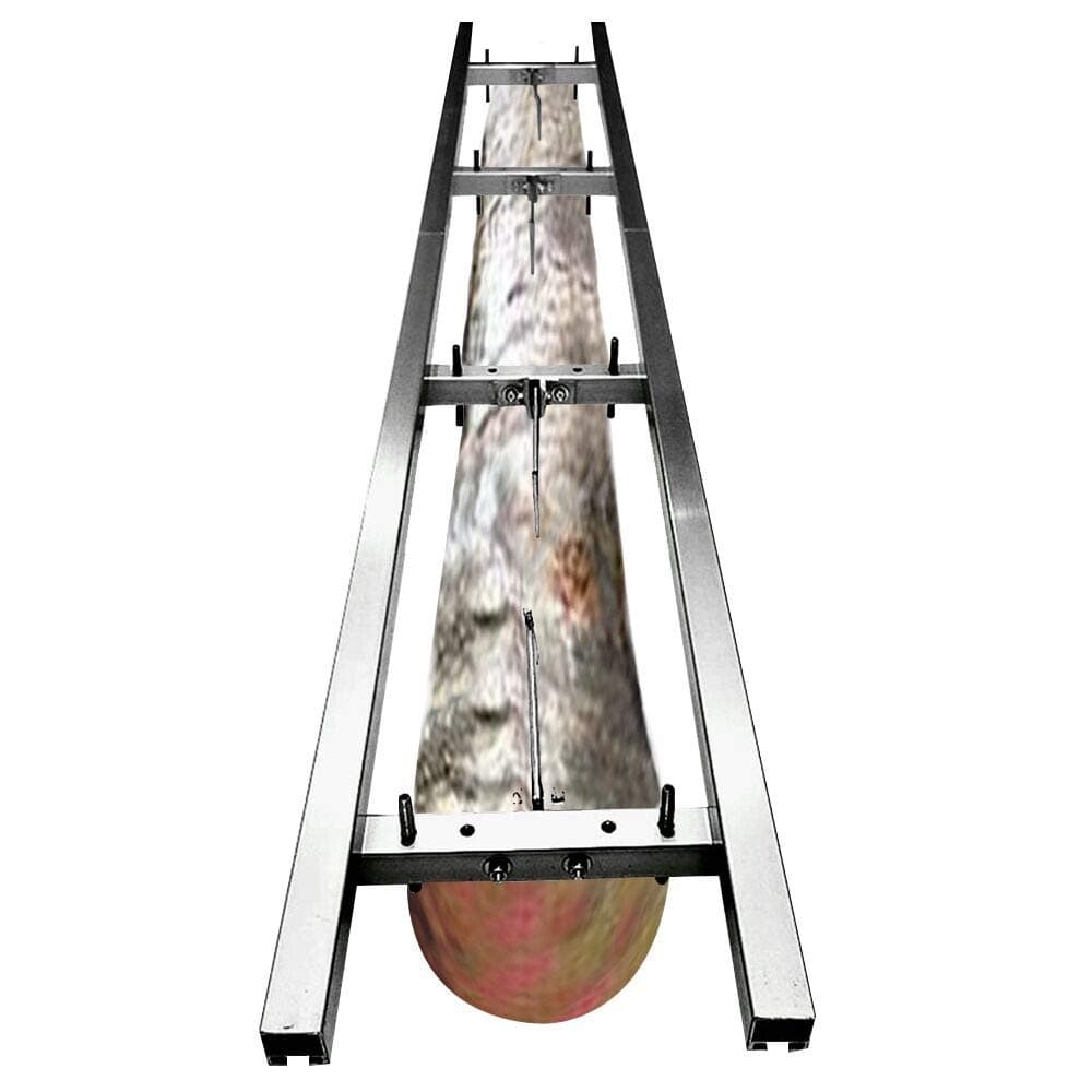 Rail Mill Guide System 9 Ft, 3 Crossbar Kits Work with Chainsaw Mill (9 FT)
