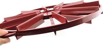Tegg Cake Marker Round Cake Slice and Pie Slicer Divider 10 or 12 Slices Double Sided Cake Portion Marker Red
