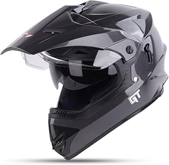 Steelbird Off Road GT ISI Certified Motocross Helmet for Men with Inner Sun Shield
