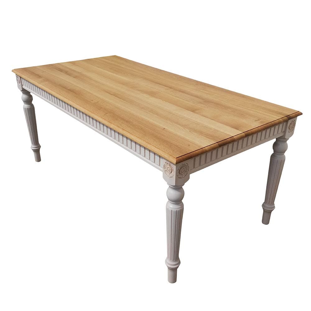 BADI Rectangular Solid Wood Dining Table