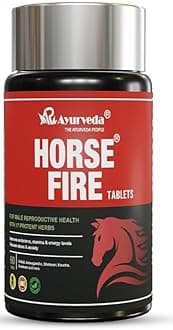 Horse Fire Capsules for Men | Ayurvedic Supplement for Stamina, Muscle Growth, Immunity & Overall Health