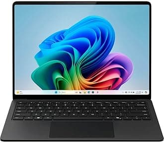 Surface Laptop (2024), Windows 11 Copilot+ PC, 13.8" Touchscreen Display, Snapdragon X Elite (12 core), 16GB RAM, 1TB SSD Storage, Black
