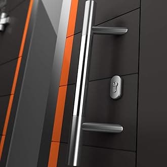 Entrance Door Handle - Stainless Steel - 45° - 1400mm