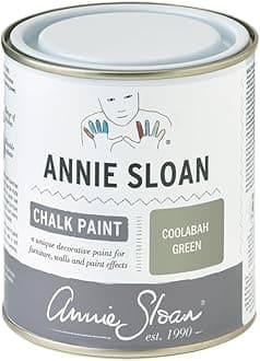 Annie Sloan Chalk Paint® (Coolabah Green, 500 ml/16.9 Fl Oz) a unique decorative paint for furniture, cabinets and home décor with no sanding or priming