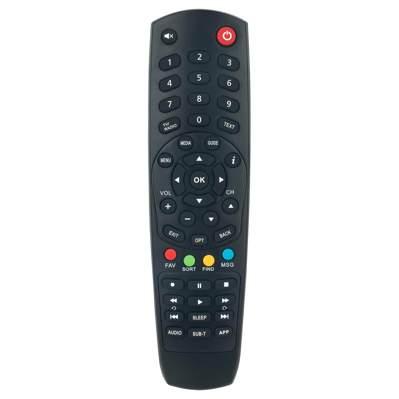 ROLLGAN Replaced Remote Control Applicable for ALIEN SAT-Receiver Digi TV HD Romanian