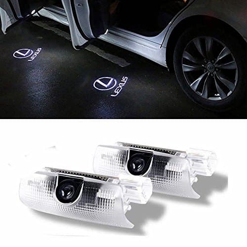 2 Pcs Car Door LED Light Projector Ghost Shadow Lights Welcome Lamp for Lexus RX/ES/GX/LS/LX/IS Series