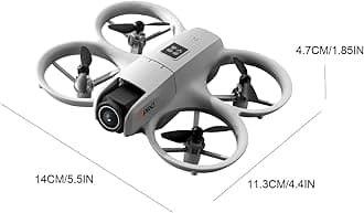 Mini Drone with Dual ESC Camera And Cool Light for Adults, Self Flying Drone that Follows You, 360° Flip, Gesture Photography/video recording, Stabilized Video