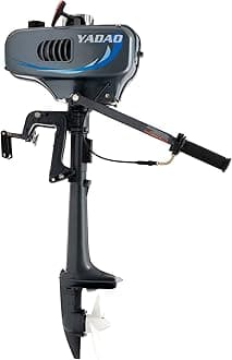 Outboard Motor 3.5HP 2 Stroke Outboard Engine Outboard Petrol Engine 2500W Water Cooling Air cooling CDI System Short Shaft (3.5HP 2-Stroke)