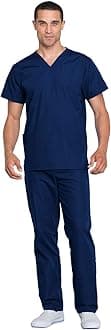CHEROKEE Women's Unisex Top and Scrub Pant Set