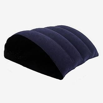 Inflatable Rocking Pillow, Bed Wedges & Body Positioners Pillow, Body Position Cushion, Surface Flocking for Sleeping Traveling Yoga (Breads Shape)