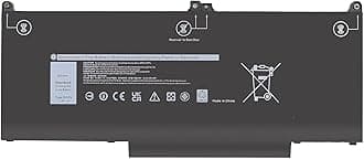 MXV9V 60Wh Laptop Battery Replacement for Dell Latitude 5300 5310 7300 7400, Latitude 5300 5310 2-in-1, Inspiron 7300 7306 2-in-1 Black Series P96G P97G P99G P100G 5VC2M 05VC2M 0829MX 7.6V 4-Cell