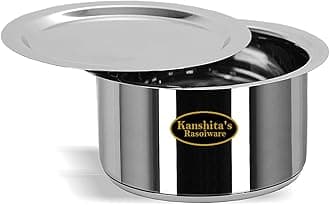Stainless Steel Induction Bottom Friendly Patila/Tope/Pot with Lid 2.5 Liter (Induction & Gas Stove)
