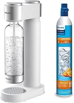 Water Add4902Wh/10 Gozero Sparkling Water Maker, Plastic, White, 1 l