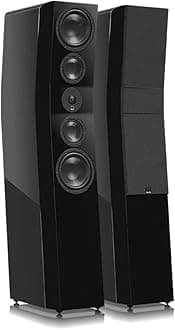 SVS Ultra Evolution Titan 3 Way Tower Speakers with Quad 6.5 Inch Woofers - Pair (Piano Gloss Black)