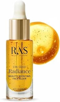 24K Gold Radiance Elixir Face Serum for Glowing Skin & Skin Brightening | Face Oil | Nourish & Repair | Reduce Wrinkles , Acne & Dark Spots | ( 6 ml)