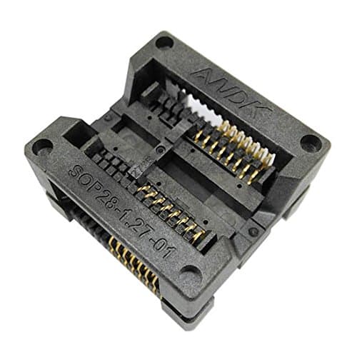 ALLSOCKET SOP16 SOIC16 SO16 Test Socket Burn-in Socket-by Soldering, Pitch 1.27mm Width 7.5 mm (300mil) SOP16(28)-1.27 OTS16(28)-1.27-04 Very