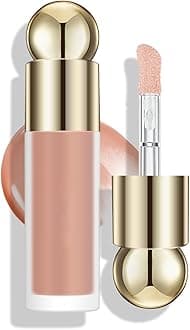 Liquid Blush Soft Cream Face Blush, Blushers for Cheeks Make Up, Liquid Blusher for Long-lasting Blendable Lightweight Moisturizing, Cream Blusher for Mature Skin, Matte Finish Skin Tint (02#Bliss)