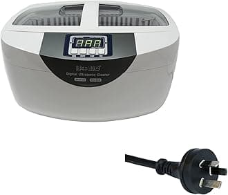 iSonic Commercial Ultrasonic Cleaner, 2.6Qt/2.5L, White Color, Variations and Accessories P4820-SAA-WPB 1