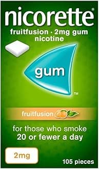 NicoretteFruitfusion Gum 2 Mg, 105 Pieces