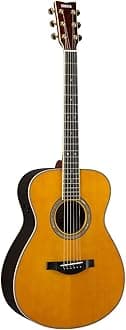 Yamaha L-Series Transacoustic Guitar with Hard Gig Bag - Concert Size, Vintage Tint
