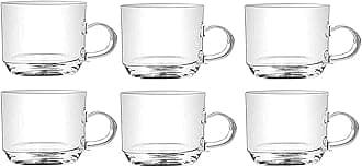 Vastarpara Glass Tea and Coffee Cup,Iced and Green Tea Cups [210 ML][6 PIS]