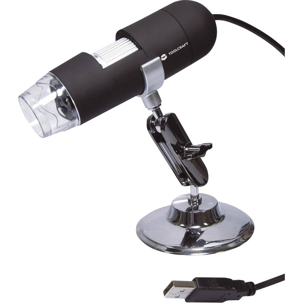 TOOLCRAFT USB Microscope 2 megapixels Digital Magnification (max): 200 x
