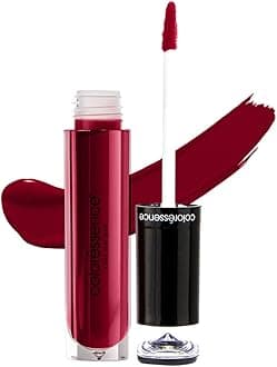 Coloressence Liquid Transfer Proof Lipstick, Amber Red, 4ml | Long Lasting | Matte Finish | Waterproof | Fadeproof | Highly Pigmented | Hydrating Formula | Smudgeproof