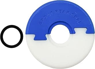 Bathtub Spout Pipe Seal, Block Water Past Through Finished Wall, Tub Spout Water Leakage Disc Seal, Bath Wall Waterproof Protection for Copper Pipe (1/2" Copper Pipe 0.63in (16mm))