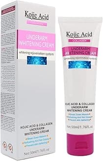 Kojic Acid Skin Lightening Cream, Underarm Cream, Intimate Area Dark Spot Corrector Whitening Cream for Body, Underarms, Armpit, Knees, Legs and Inner Thigh Cream for Acanthosis Nigricans,Non-Greasy