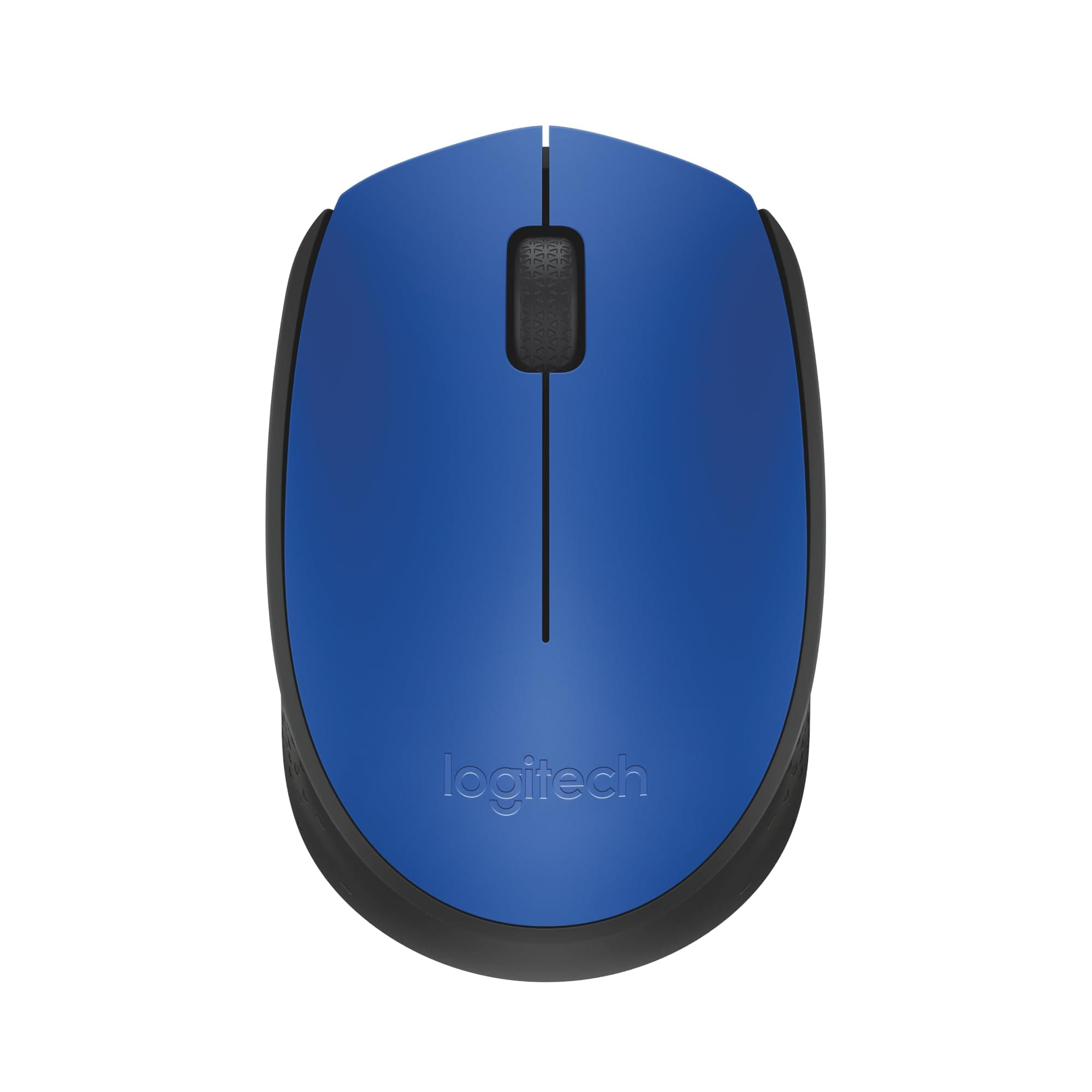 Logitech M171 Wireless Mouse for PC, Mac, Laptop, 2.4 GHz with USB Mini Receiver, Optical Tracking, 12-Months Battery Life, Ambidextrous - Blue