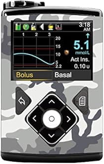 Vinyl Sticker (Snow Camo) for Medtronic 640G/670G/780G