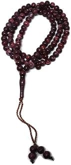Muslim Tasbih 99 Rosary Beads AMN-184 Islam Prayer dhikr Misbaha with Allah Muhammad Names Engraved on Islamic Religion Eid Ramadan Gift (Purple_Smaller)