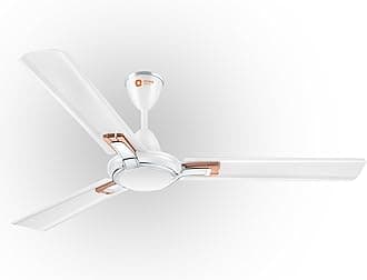 Orient Electric 1200 mm Apex Prime| 5 years warranty by Orient | 350 RPM motor speed| BEE 1 Star Rated Energy Efficient Fan| Rust-proof Aluminium blades| Decorative ring & trims| White, pack of 1