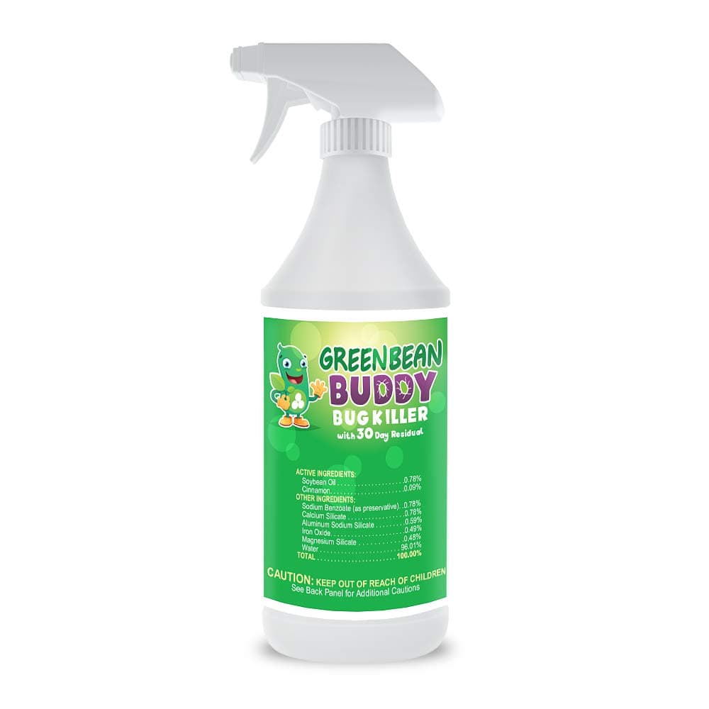 Bed Bug Killer That Works, Roach Killer, Flea and Tick Killer, Beetle, Mite Spray with Residual Protection, Child & Pet Friendly, 32oz