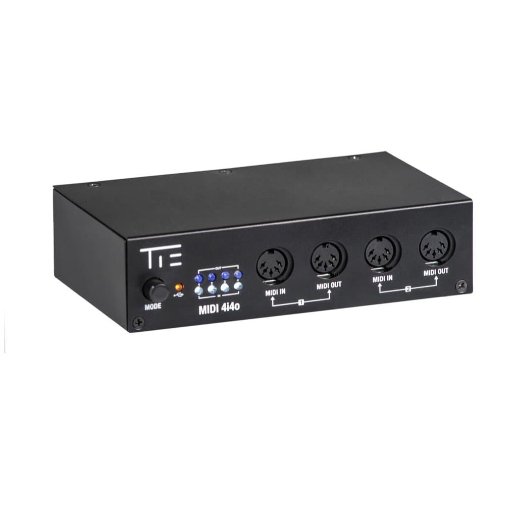 TIE 4i4o Interface with MIDI-Merge
