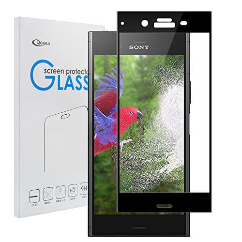 Screen Protector for Sony Xperia XZ1 Compact, Olycism Full Coverage[ case Friendly] [2.5D Curved Edge Ultra HD Clear, Anti-Scratch, Bubble Free] Premium Tempered Glass Screen Protector