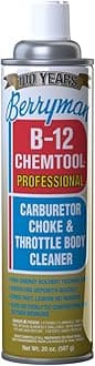 Berryman Products 0120 B-12 CHEMTOOL Carburetor, Choke & Throttle Body Cleaner, 20-Ounce aerosol (0120C) , RED